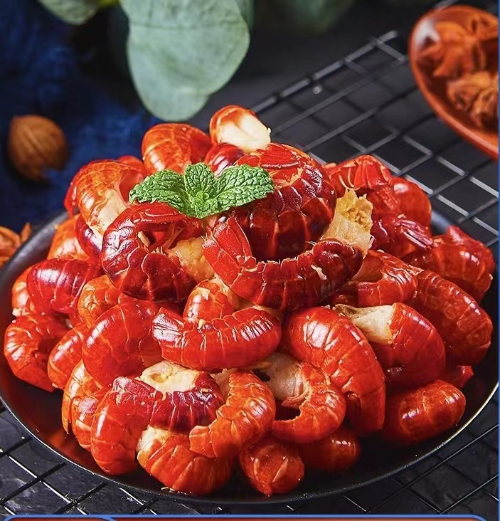 2025头茬虾尾 现剥带头黄  到手6大包 1包/120-130粒