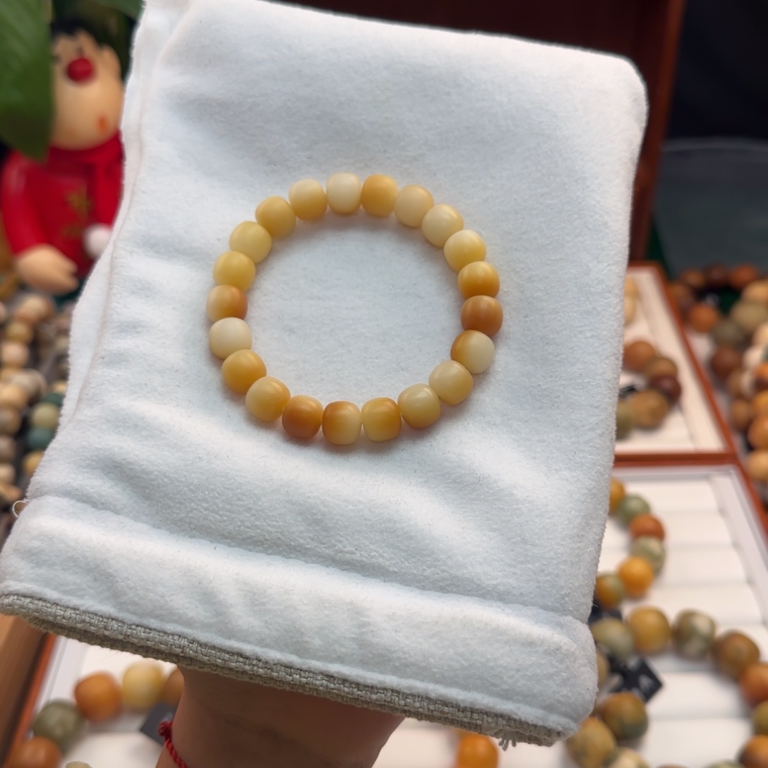 菩提根/象牙果手串卡10炭烤小馒头微瑕