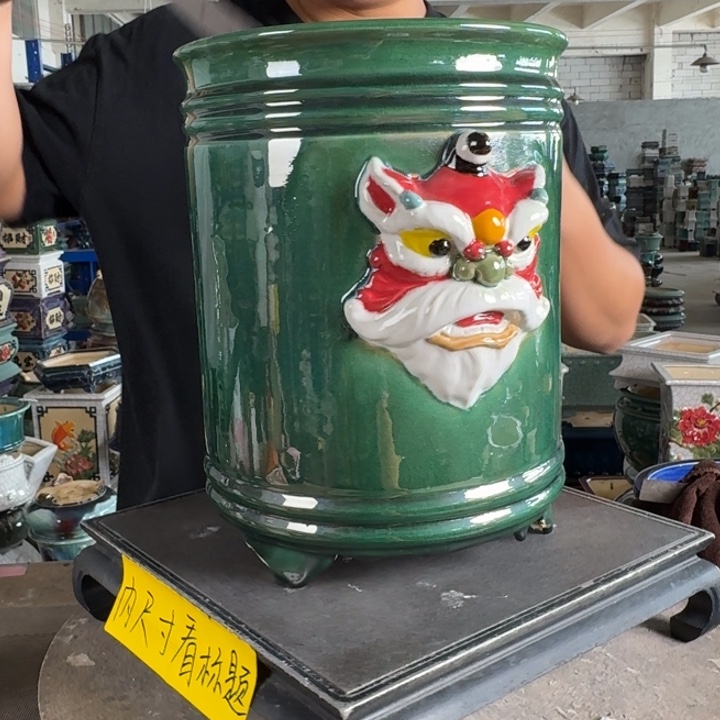 。一风堂石湾花盆 内20*27
