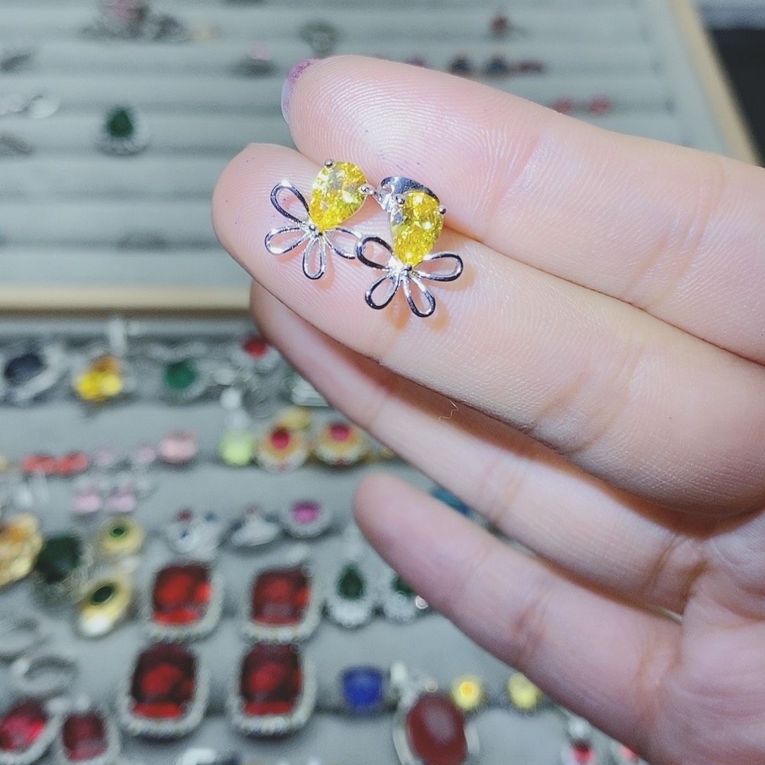 【闪购商品】芙蓉石戒指银S925镶嵌