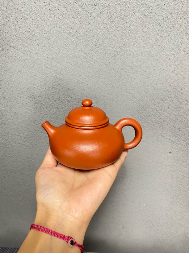 原矿赵庄朱泥全手工拍打成型200 - 210cc容天茶壶