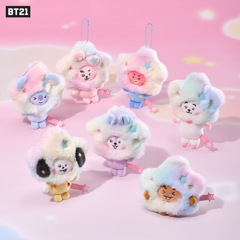【新品】BT21 BEYOND THE JOURNEY系列 毛绒钥匙扣 LINE FRIENDS