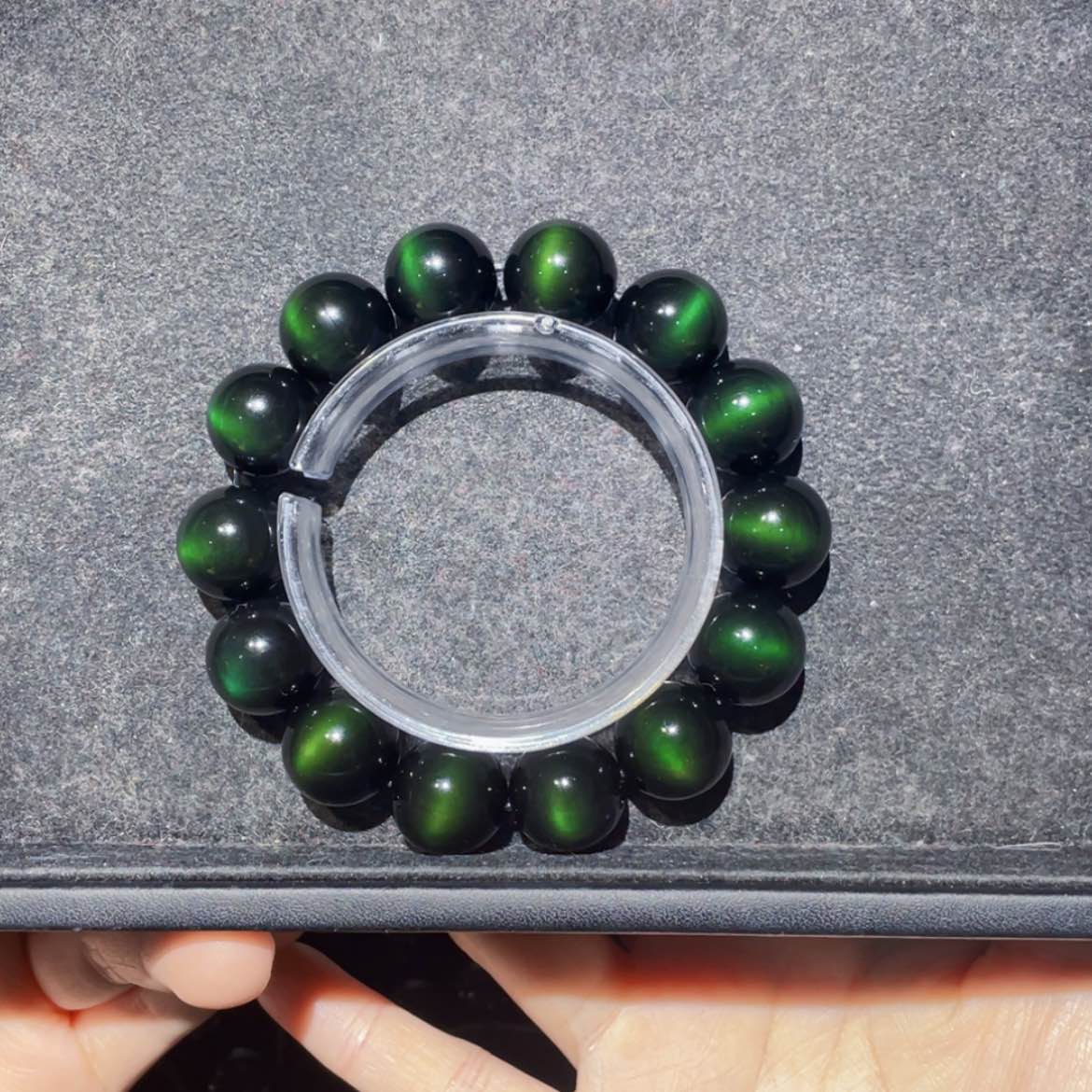 【闪购商品】黑曜岩未镶嵌手链用****水