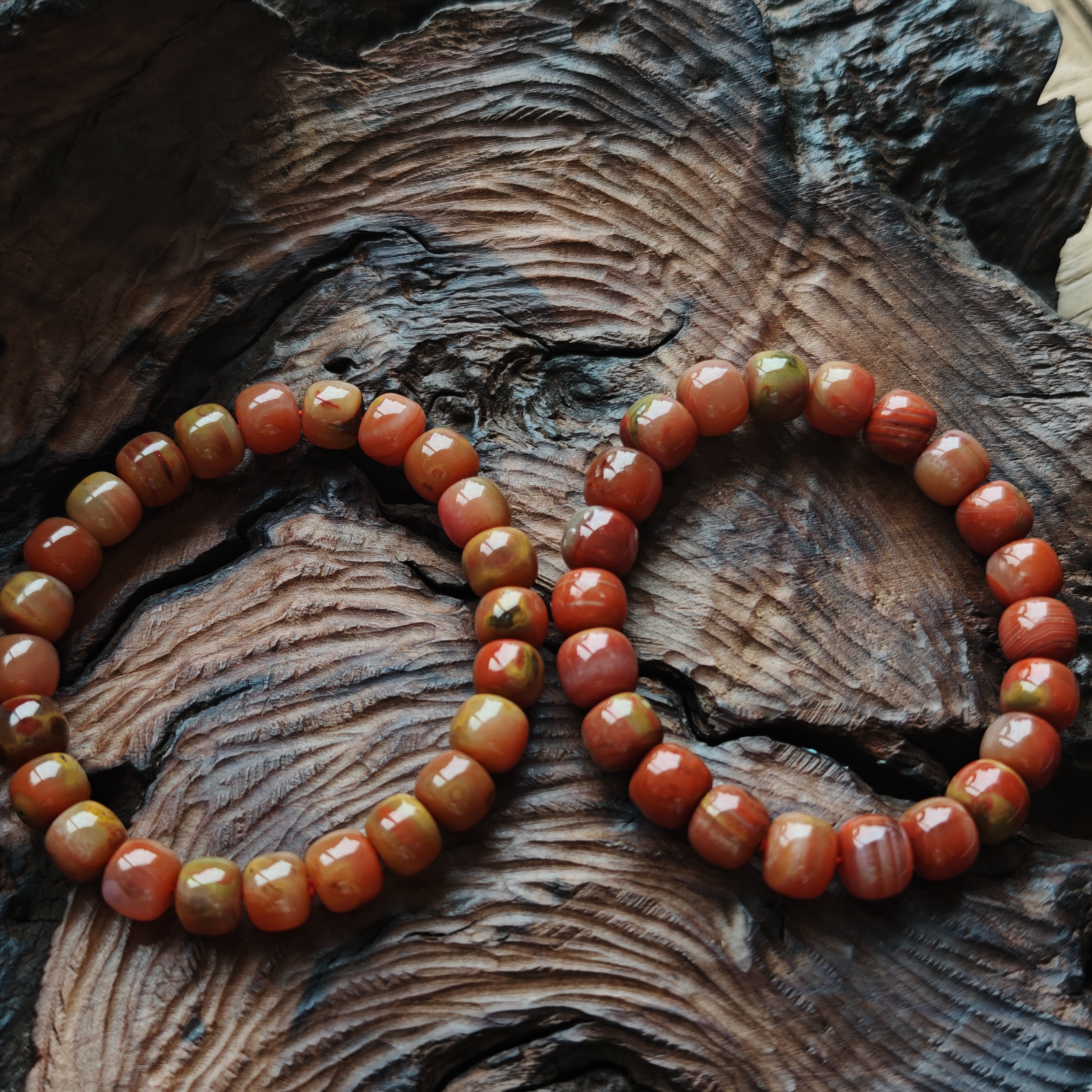 【沐姐珠宝】南红包浆料老型单圈多规格可选手串/多样性发一福利款