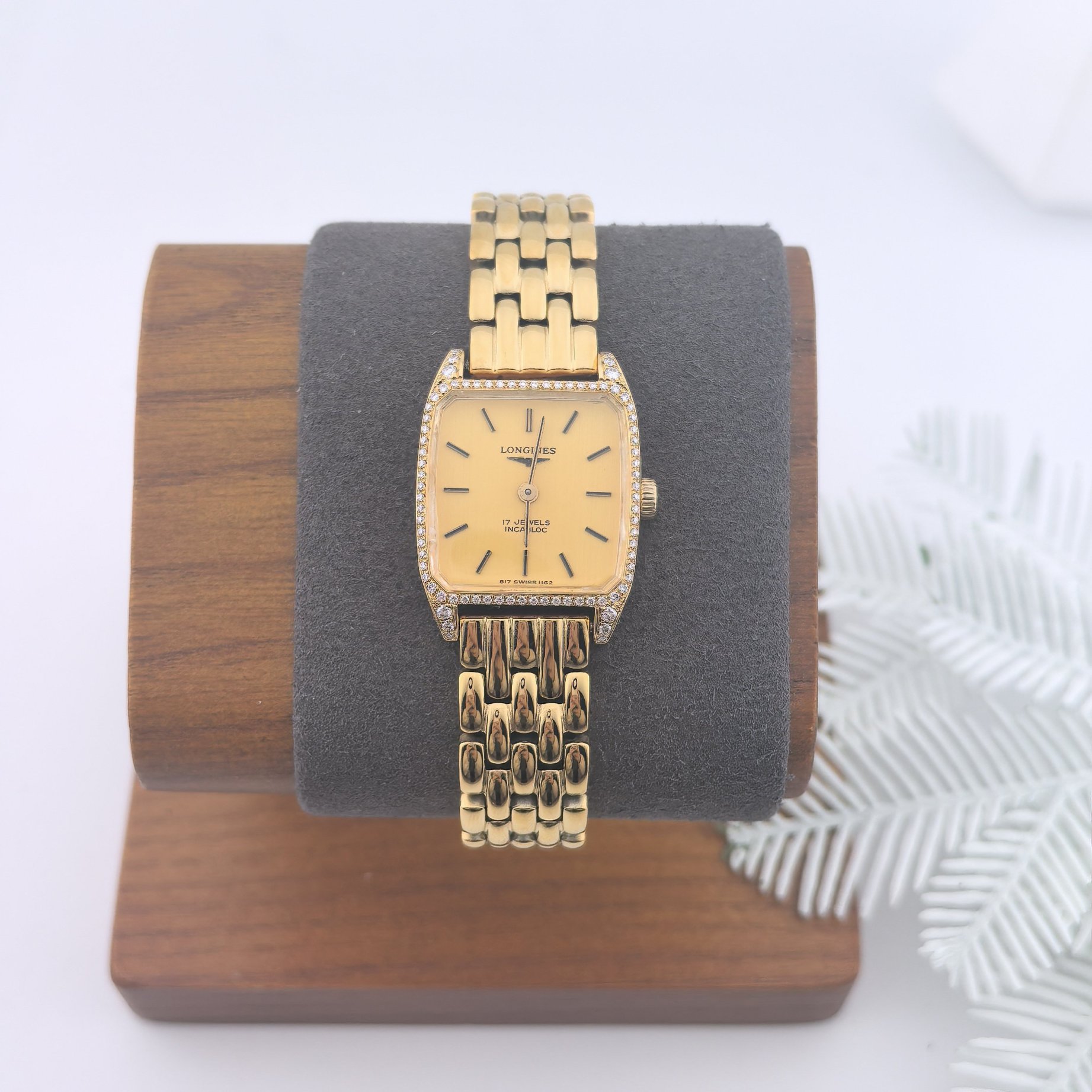 95新 Longines/浪琴  中古浪琴女表/手动机械/表经20mm/01981