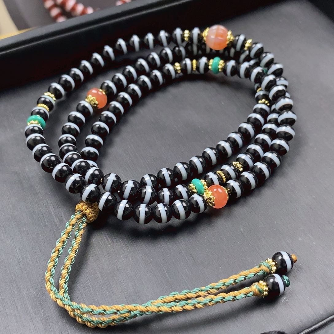 玛瑙/玉髓玛瑙手串合金