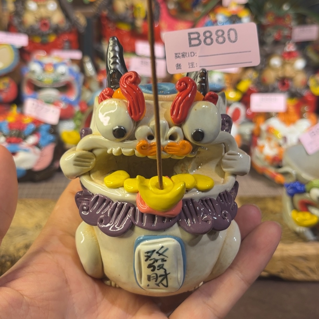 泥塑纯手工茶宠摆件