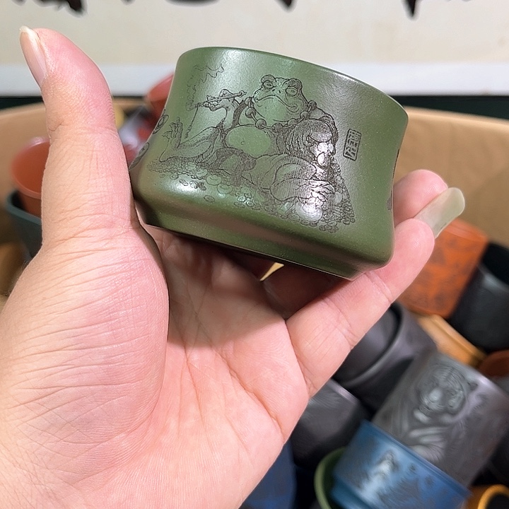 茶杯紫砂全手工紫砂主人杯