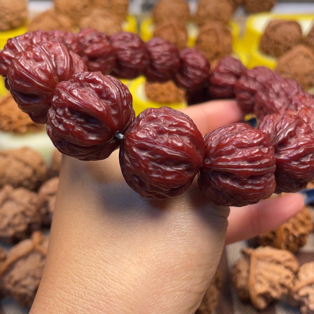 文玩核桃吊坠狮子头手持