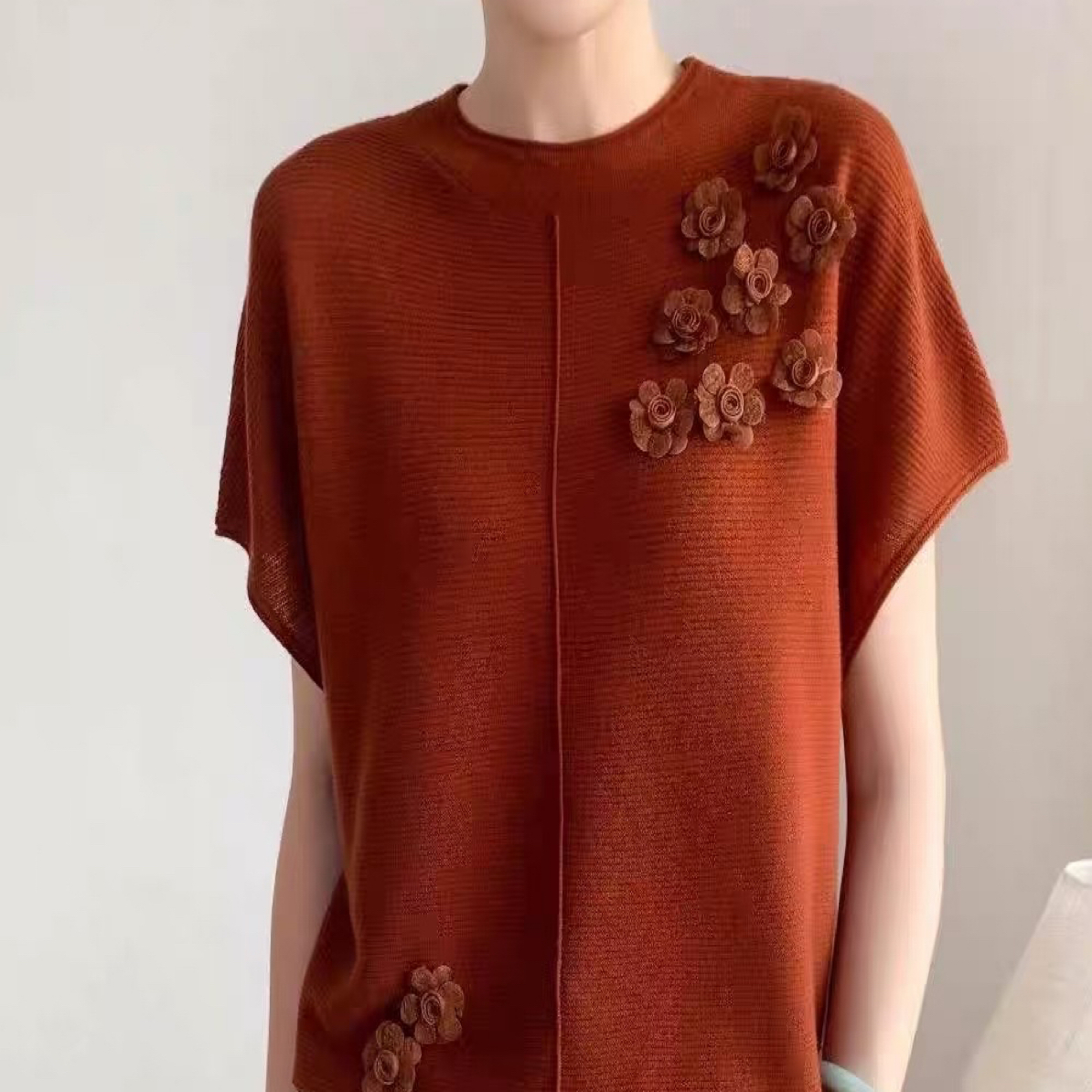 876秋季针织套头衫圆领针织百搭