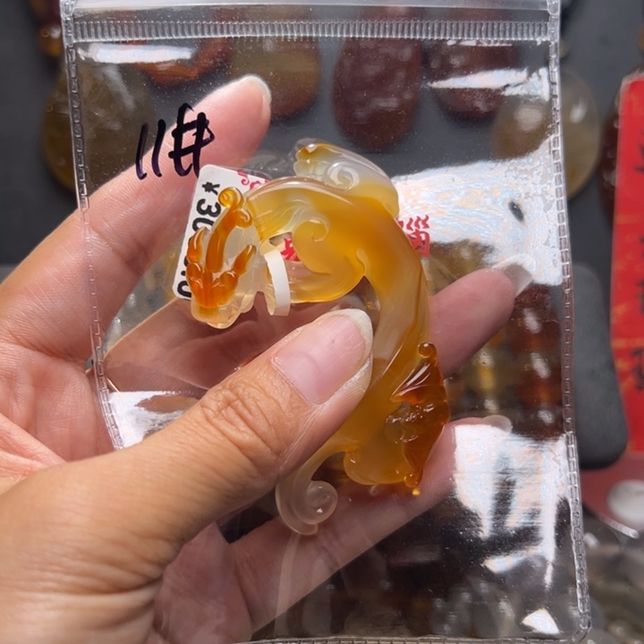 璘***光玛瑙/玉髓手链未镶嵌11