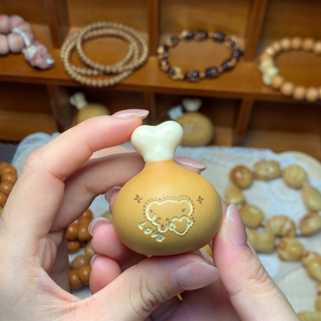 盐***️猴头核桃手串葫芦