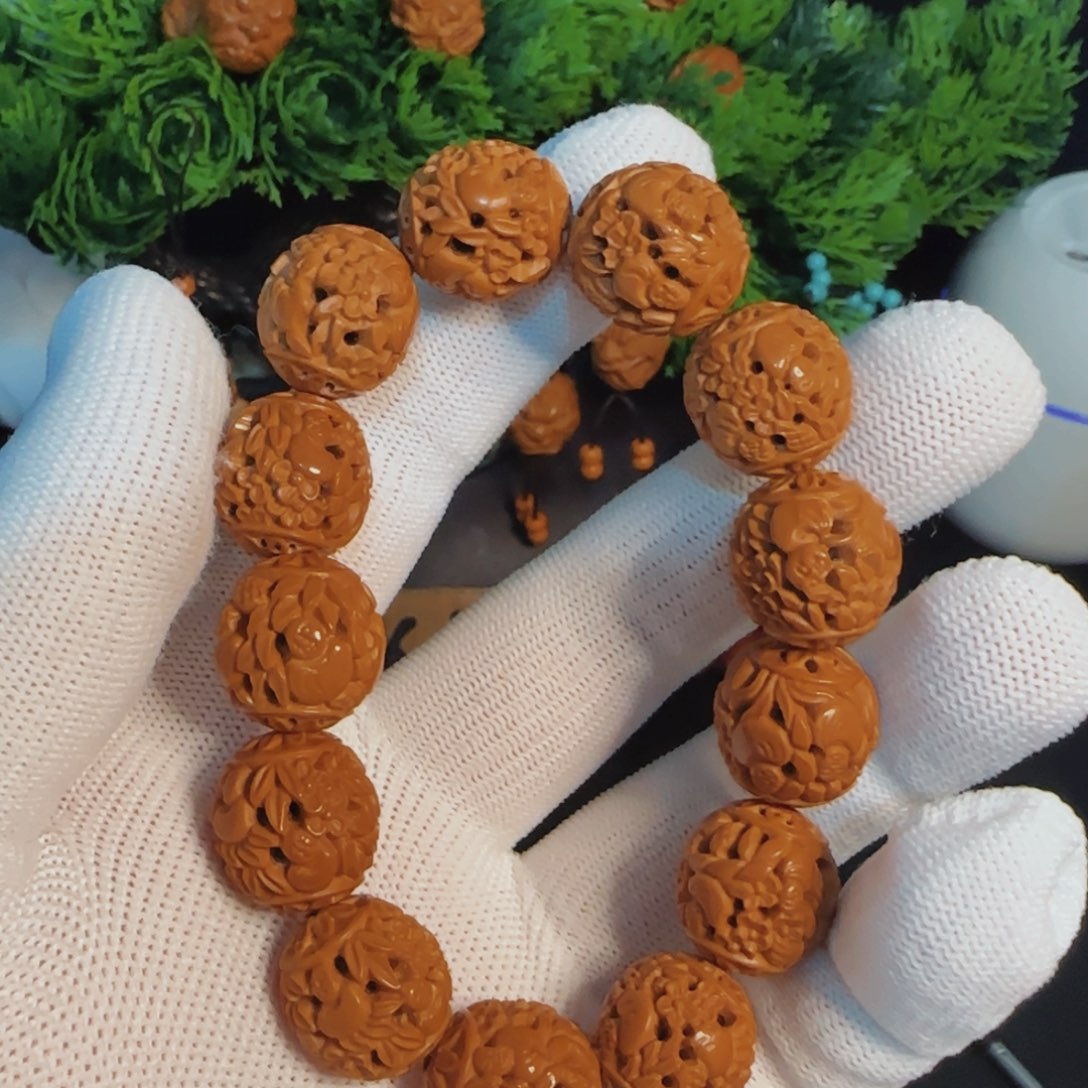 橄榄核手串/手链花好月圆