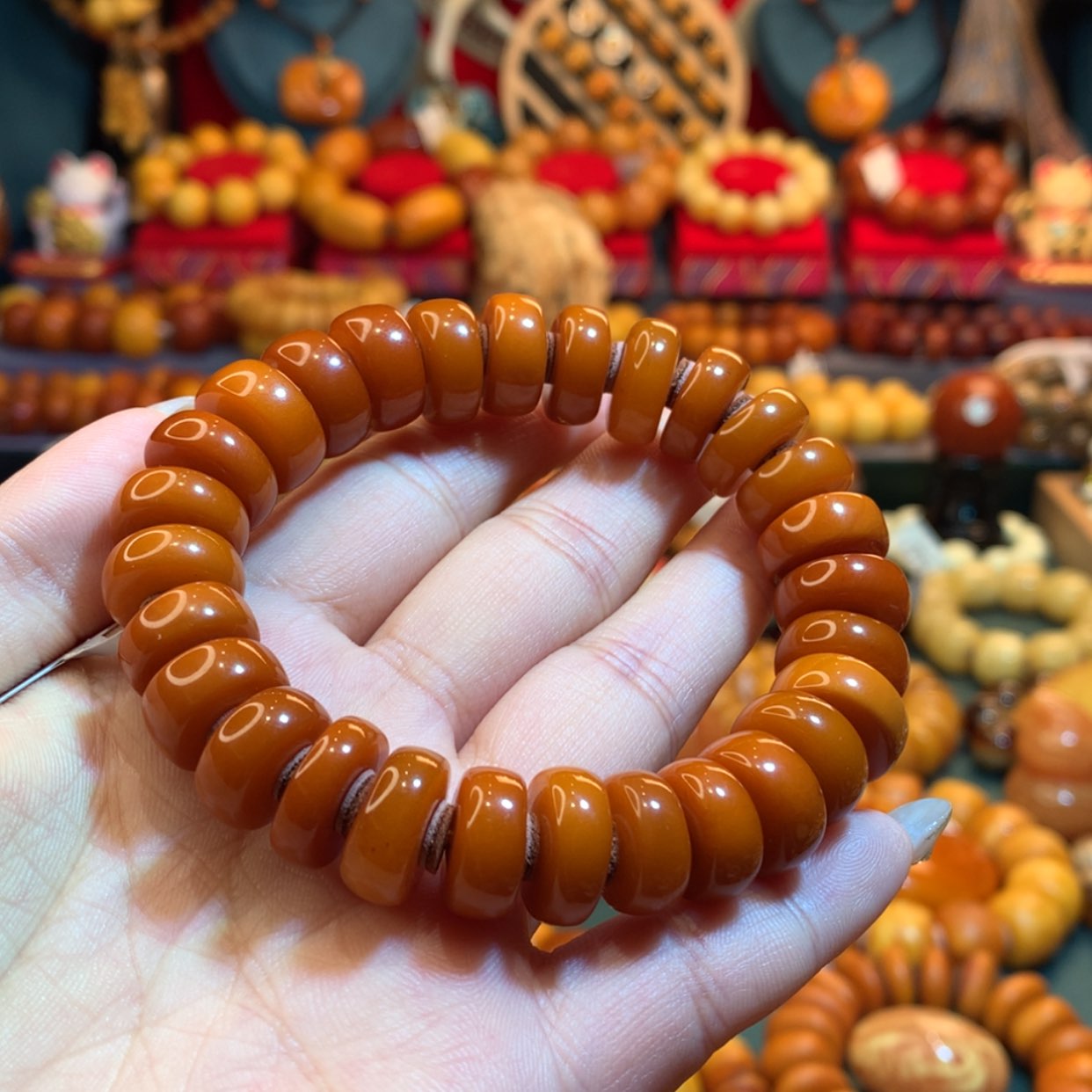 【闪购商品】蜜蜡手串未镶嵌君*蜜蜡手串