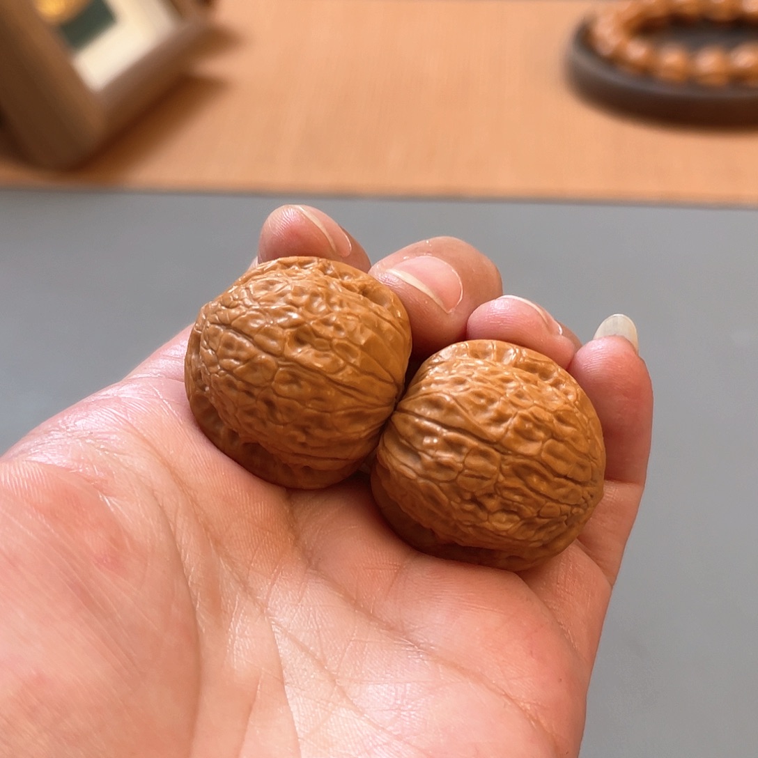 桃核把件31×30尺全品野生夜明珠XM1112已打底