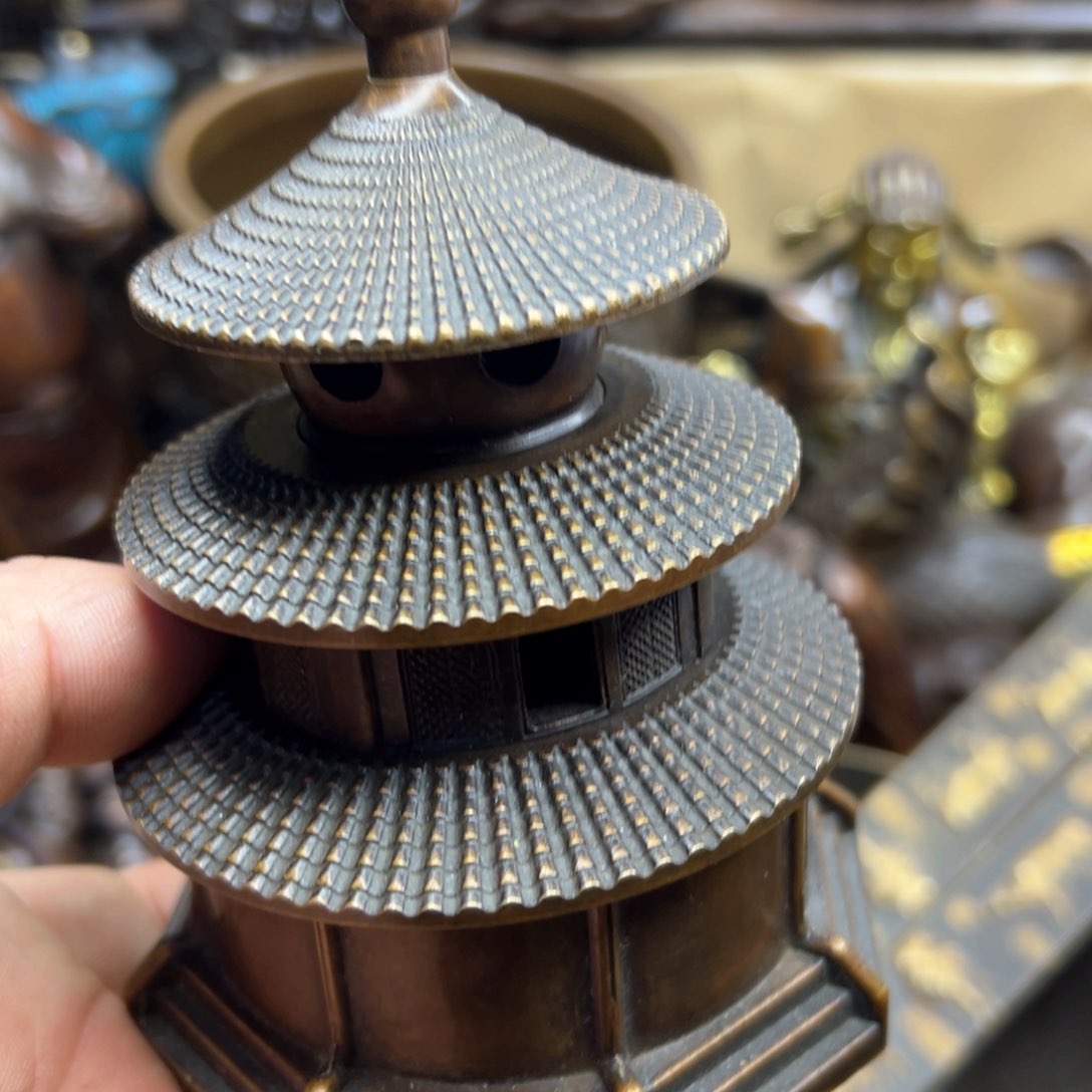 铜摆件欢迎欢迎你