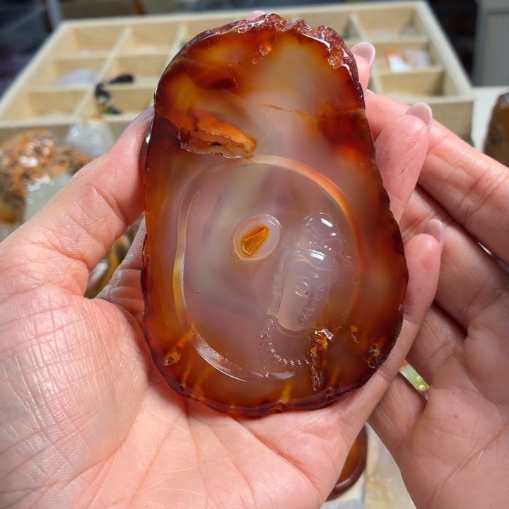 玛瑙/玉髓未镶嵌吊坠(不含链)