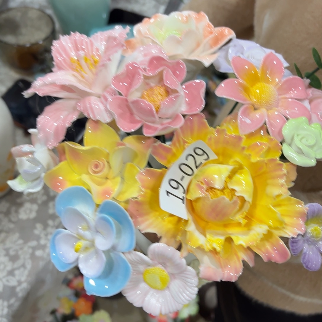 陶瓷花，20包邮，退款拉黑1929