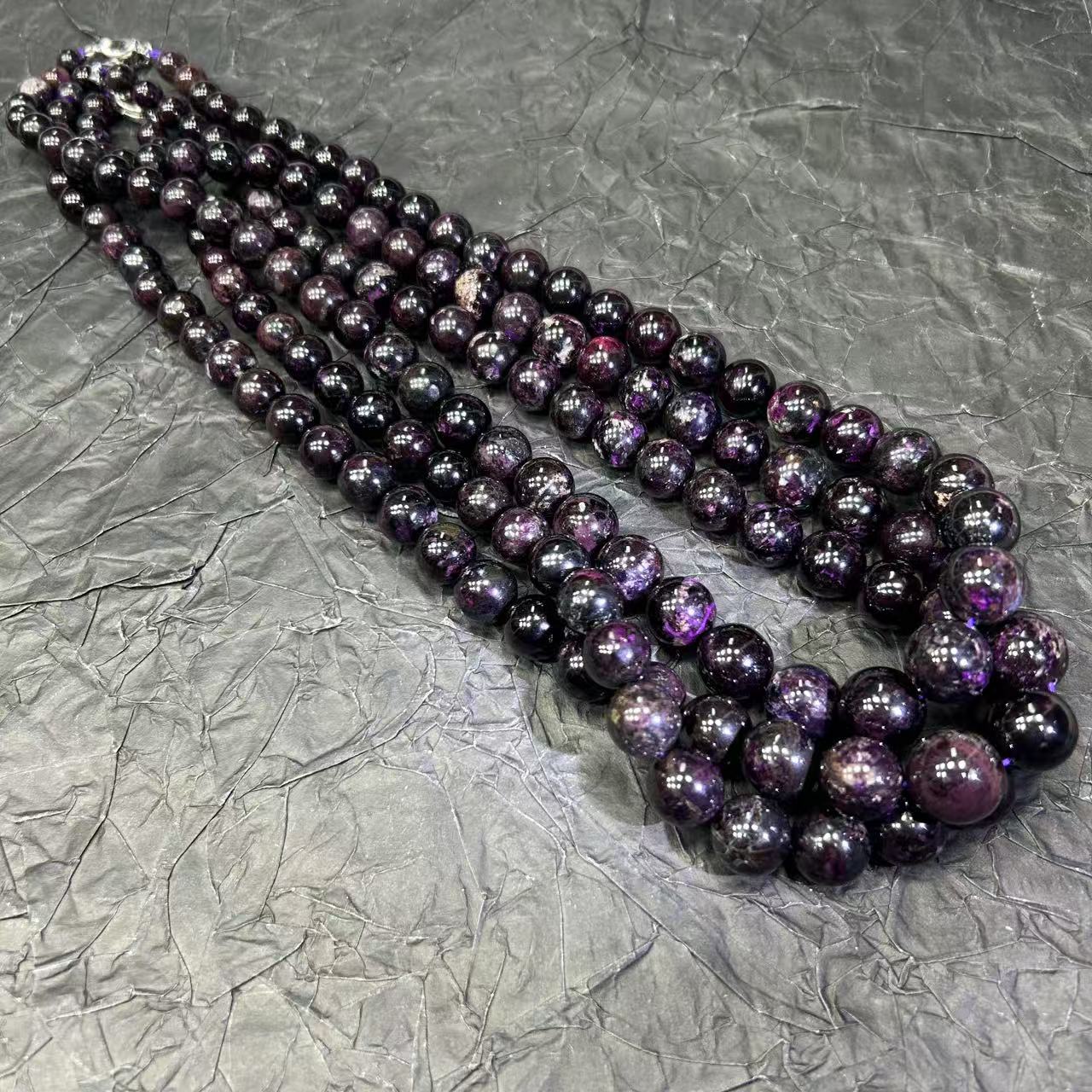 老四舒俱来二店优选  老油紫圆珠塔链 多样性发其一