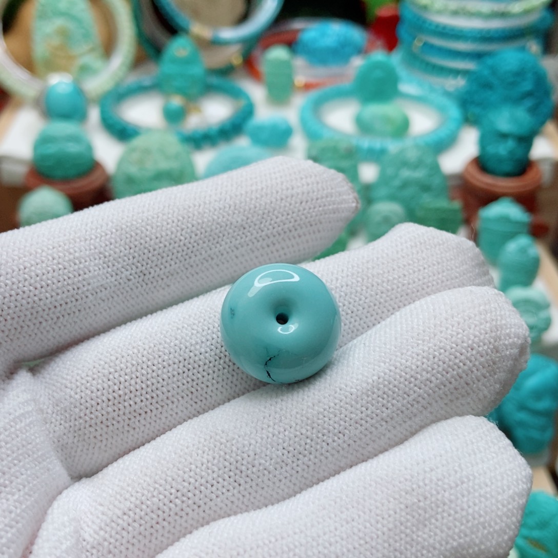 绿松石未镶嵌平安扣