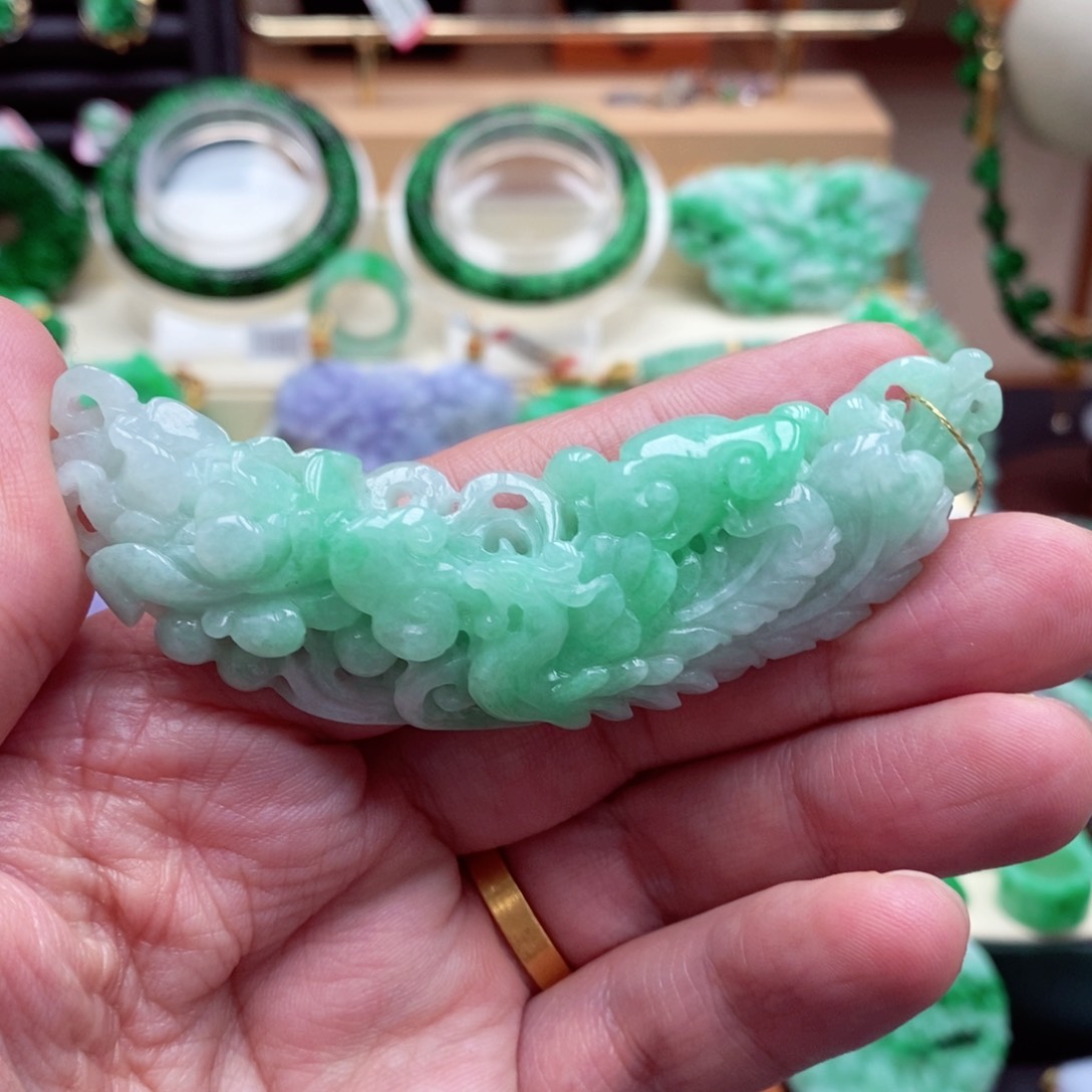 颈饰未镶嵌翡翠翡翠吊坠