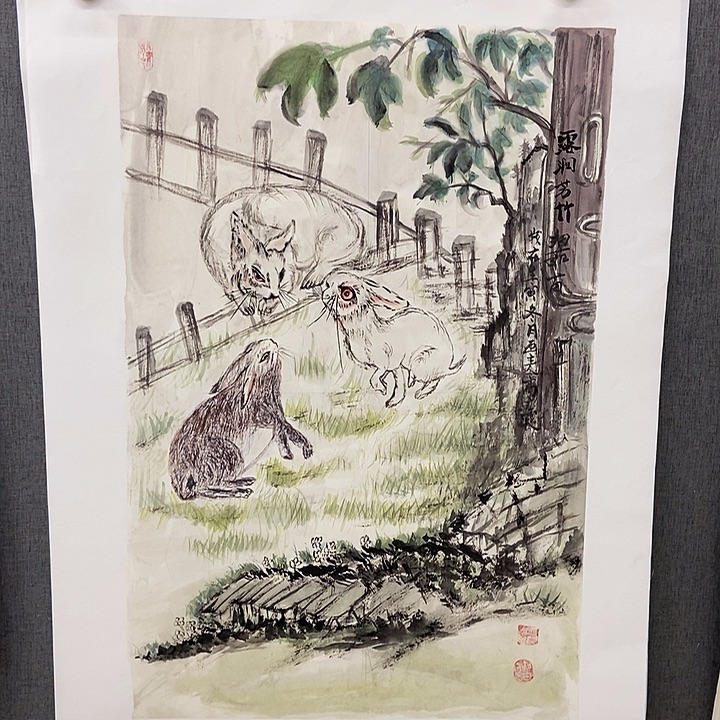国画手寫手繪作品17