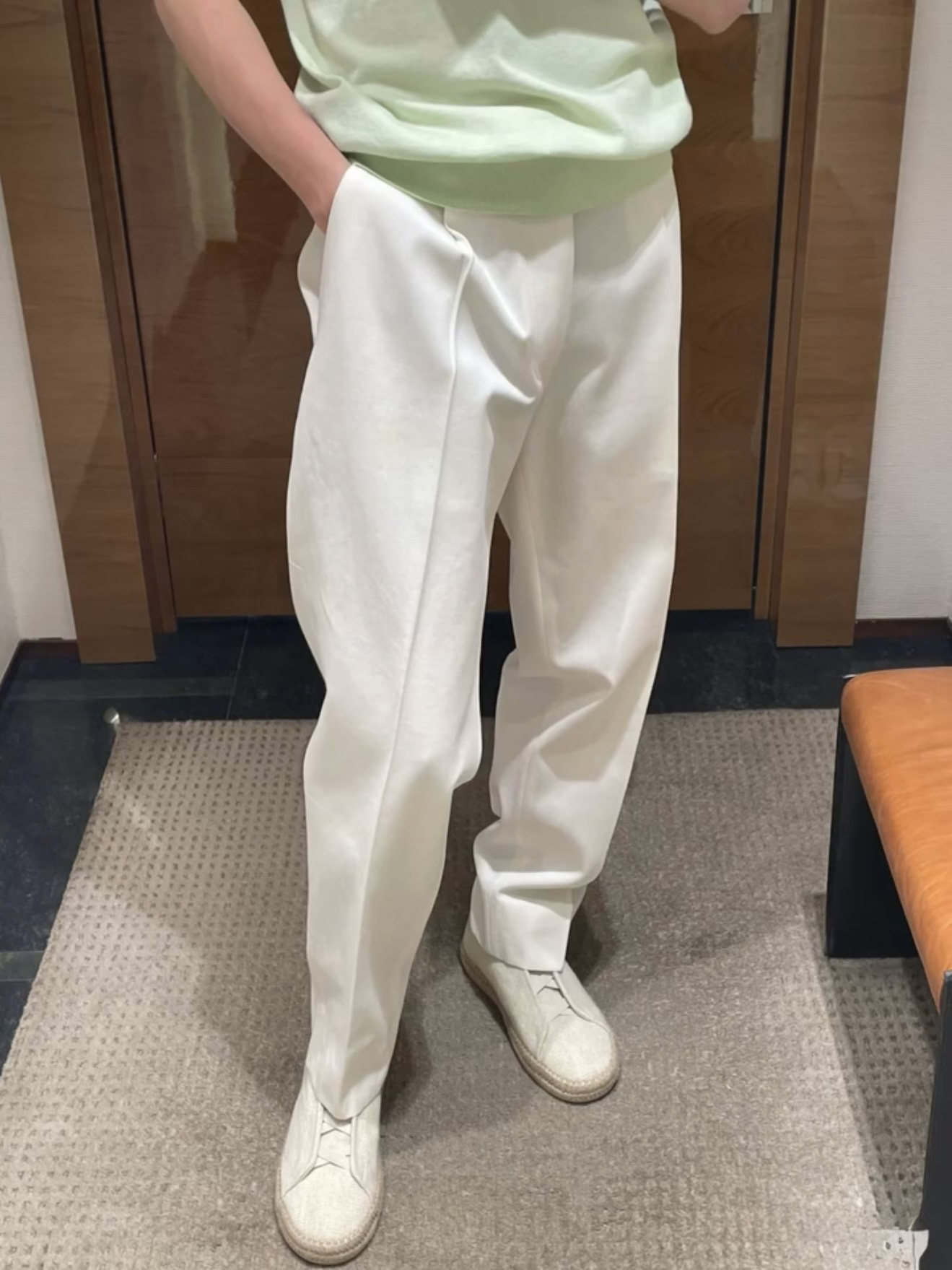 阔腿裤白色24春夏
