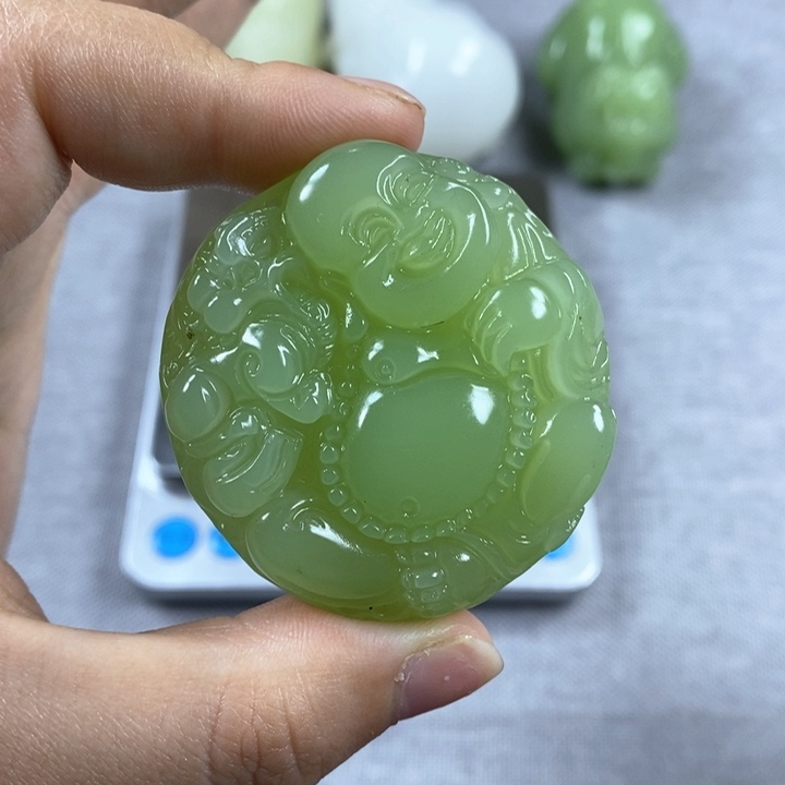 和田玉颈饰未镶嵌