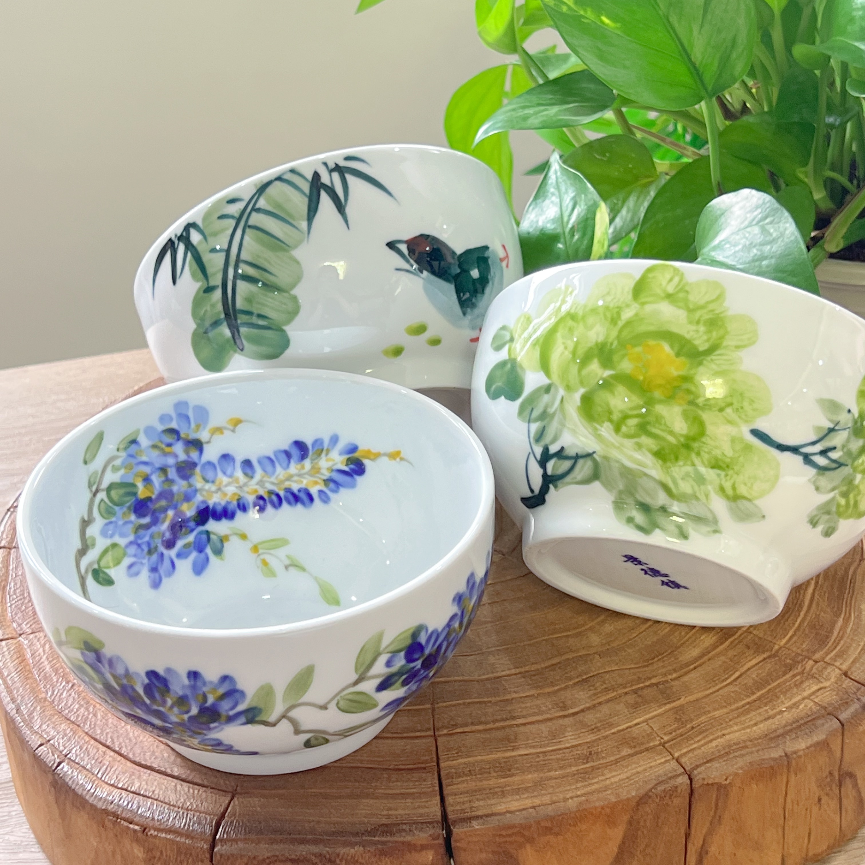 大号罗汉碗景德镇高温陶瓷食品级手绘釉中彩高颜值可爱餐具面碗