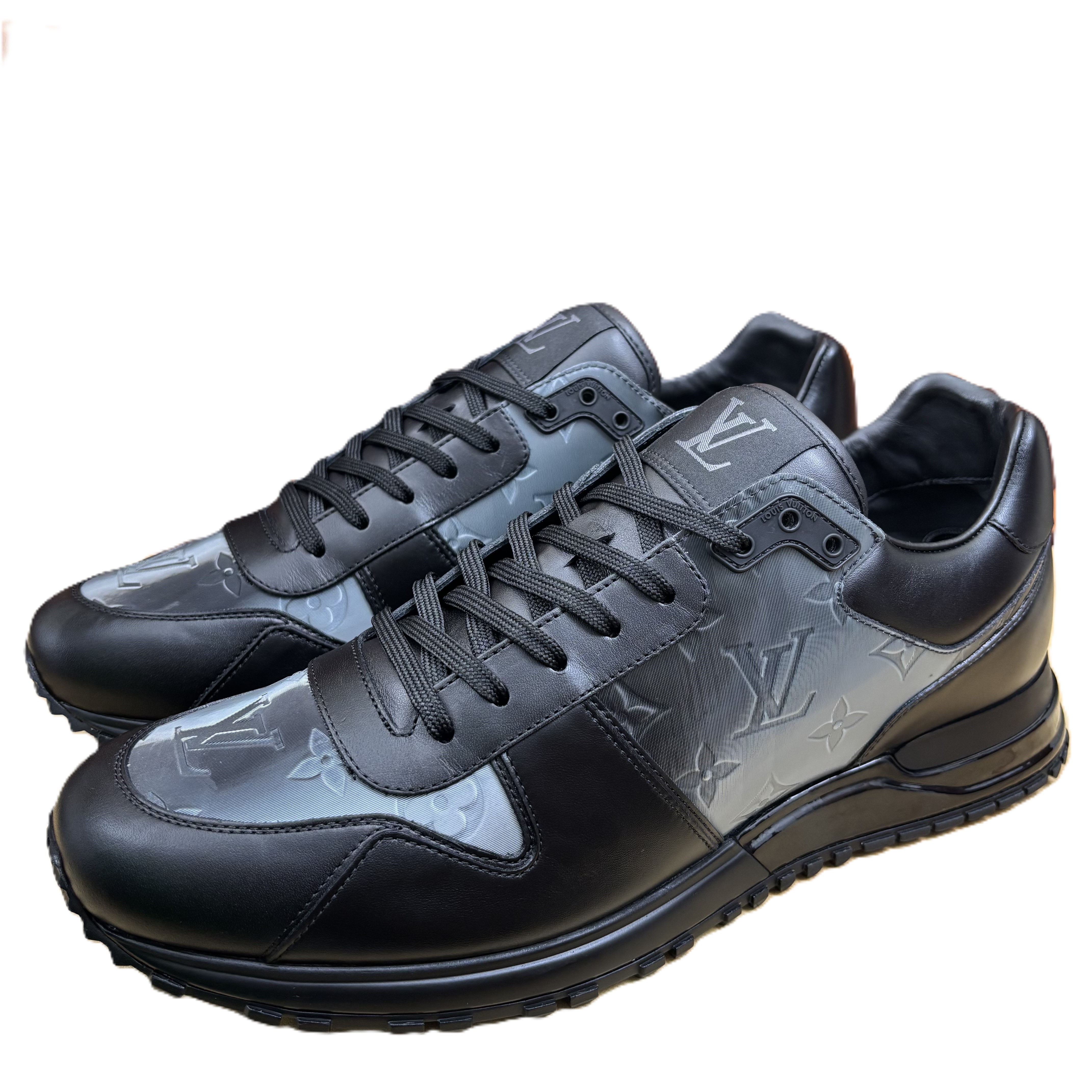 未使用 LouisVuitton/路易威登 Run Away黑色系带运动鞋男款