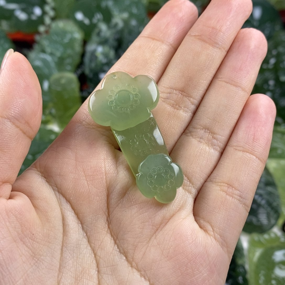 岫玉挂件未镶嵌挂件