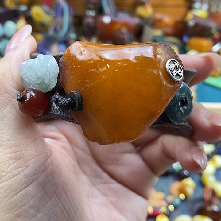 蜜蜡未镶嵌手镯手镯