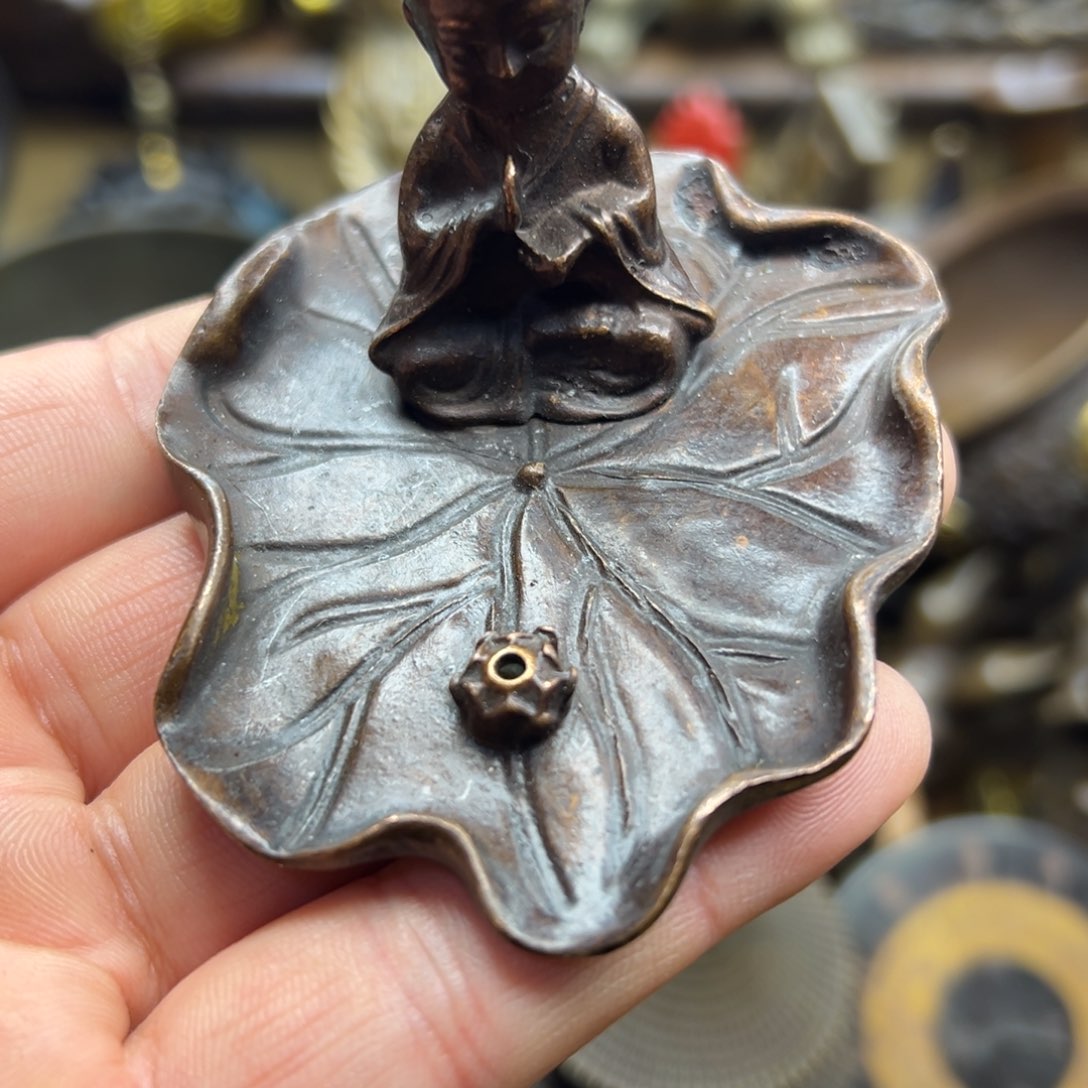 铜摆件欢迎欢迎你