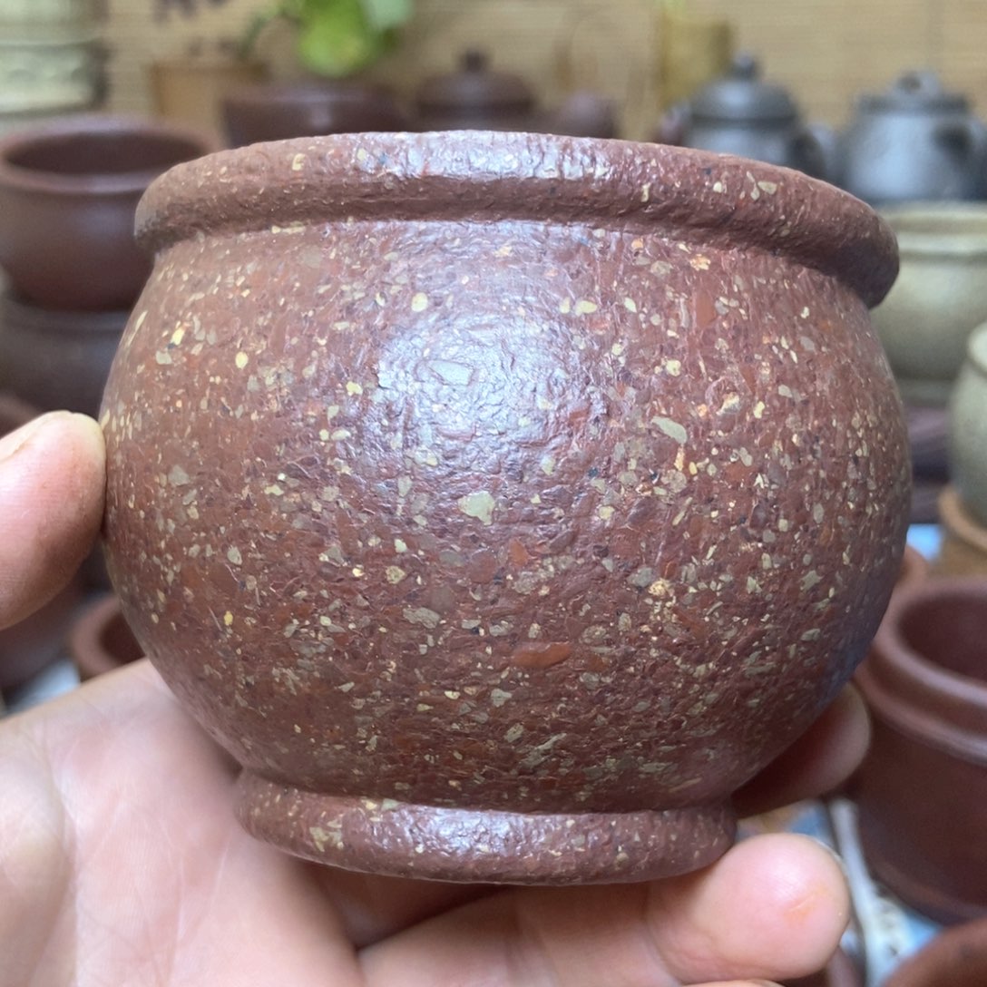 茶杯紫砂八目手工泥230毫升