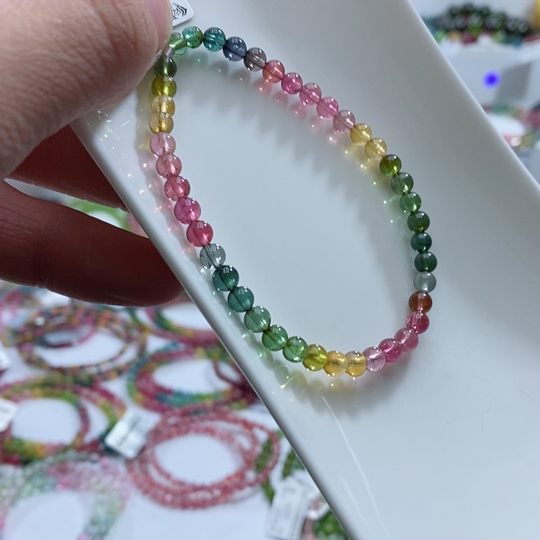 碧玺手链未镶嵌手链