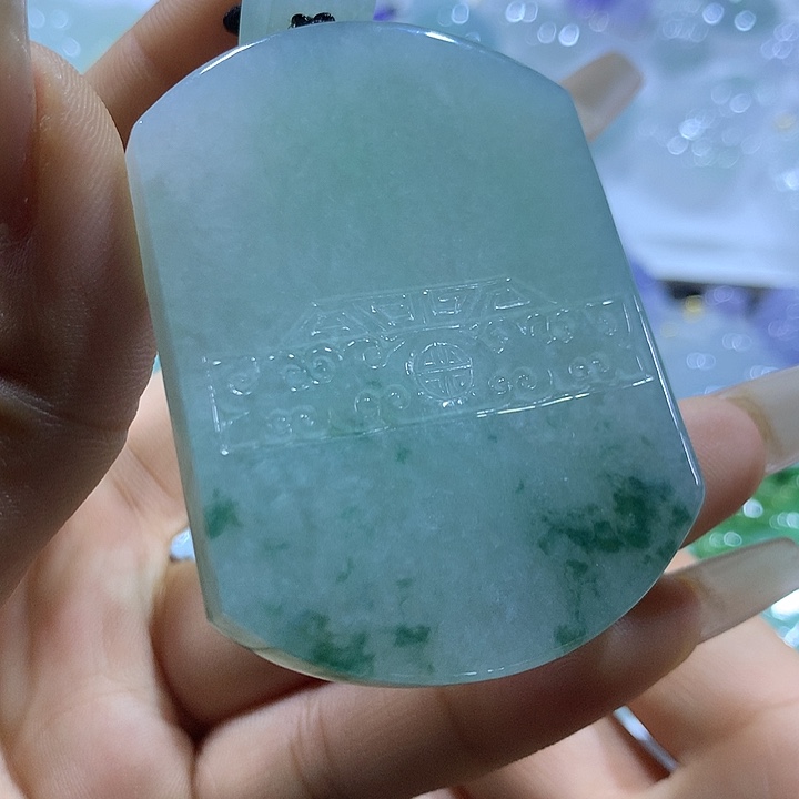 翡翠未镶嵌颈饰天然翡翠A货吊坠
