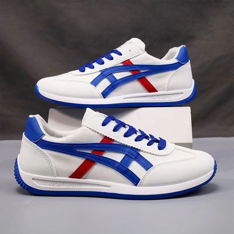 2025秋冬新款时尚潮流休闲百搭软底耐磨透气男士阿甘鞋男正