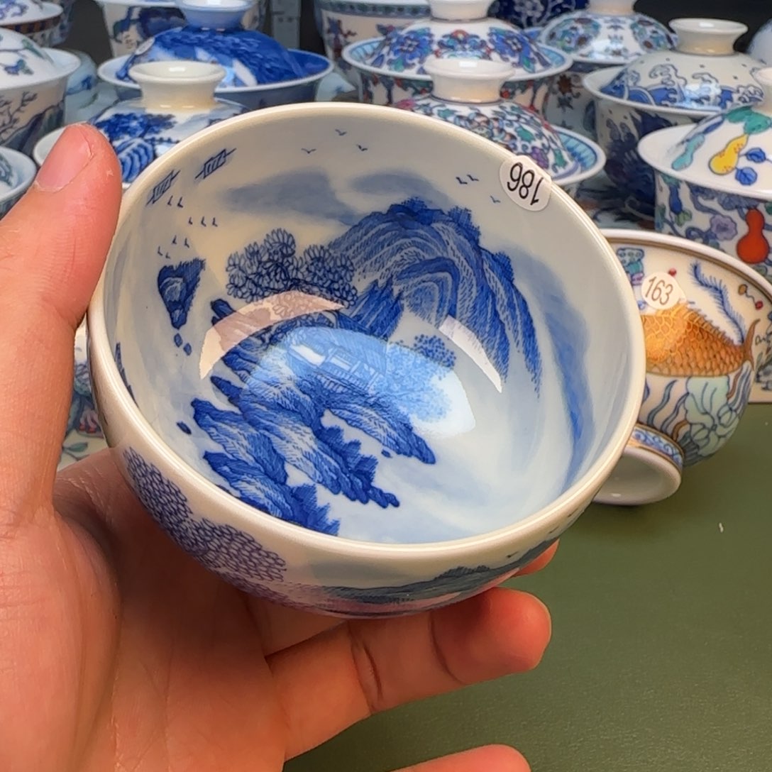 彦祖纯手工手绘茶具186