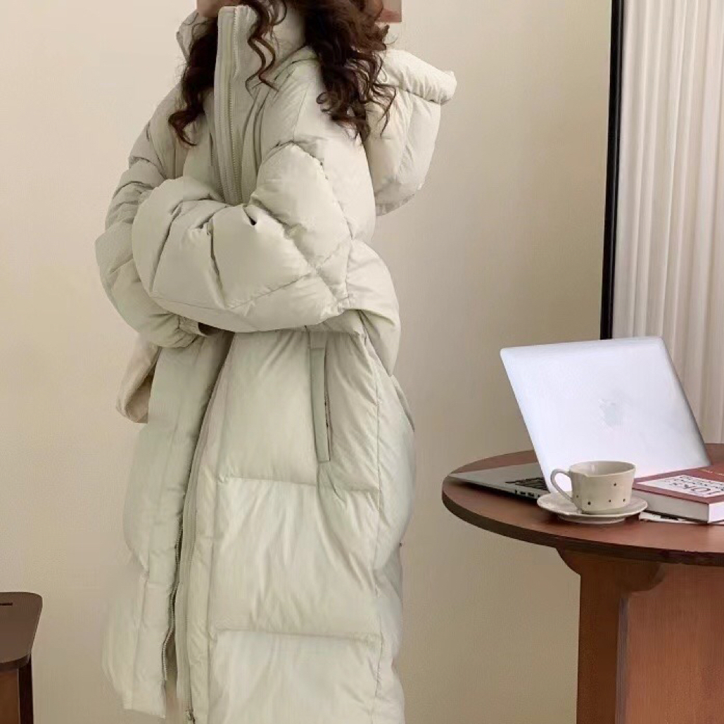 长款连帽宽松百搭秋冬冬季优等品常规袖收腰