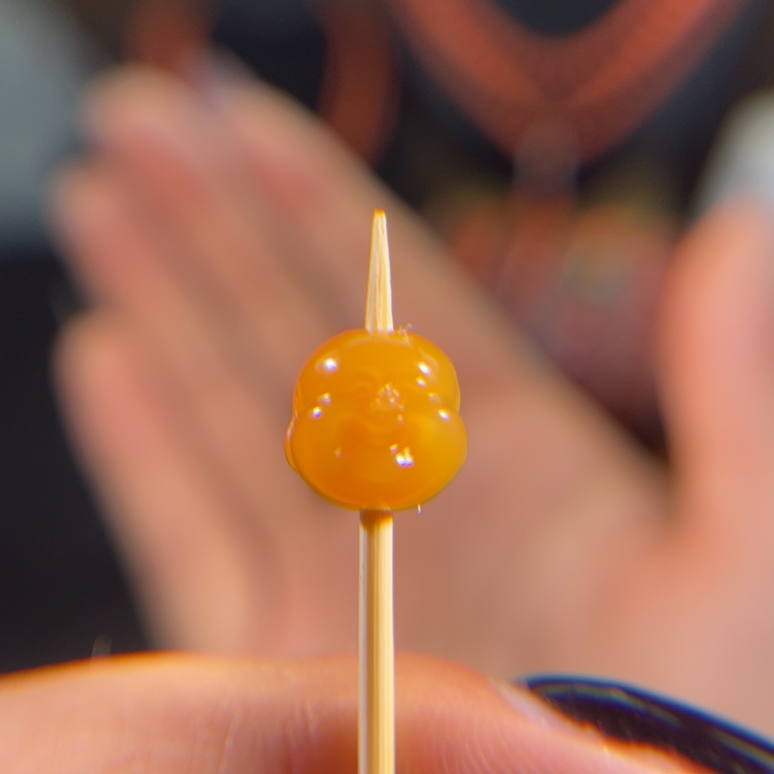 石英质玉（黄龙玉）缅黄 笑口常开未镶嵌