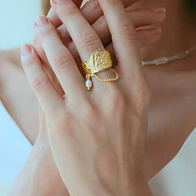 925银戒指 S925银 编织开口戒