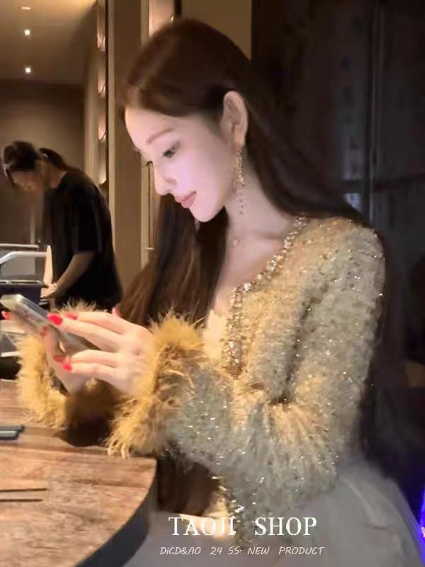 （现货）2025法式气质高腰半身裙搭配外套秋冬新款千金风小香风套装