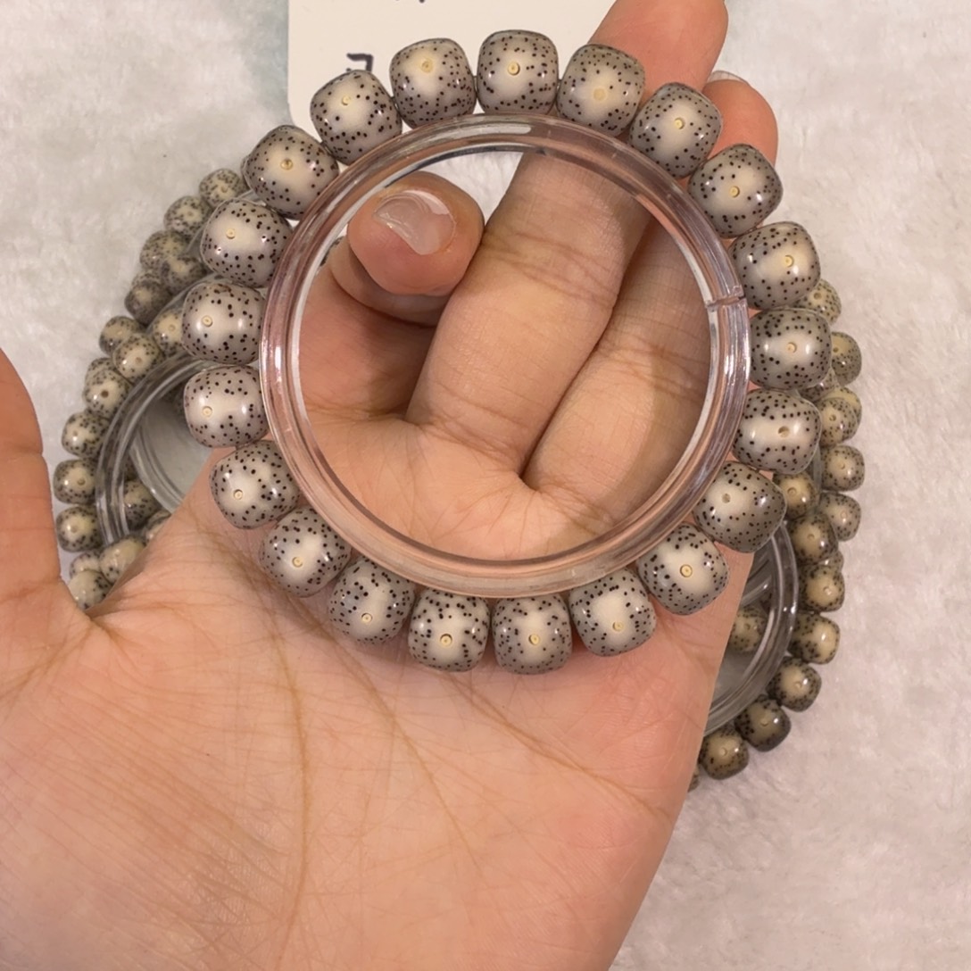 星月菩提吊坠原生态奶奶灰大眼睛超细星11.10