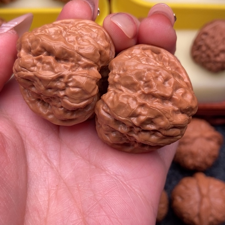 文玩核桃把件38精品老树蛤蟆