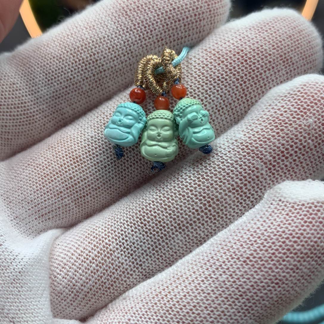 绿松石挂件未镶嵌