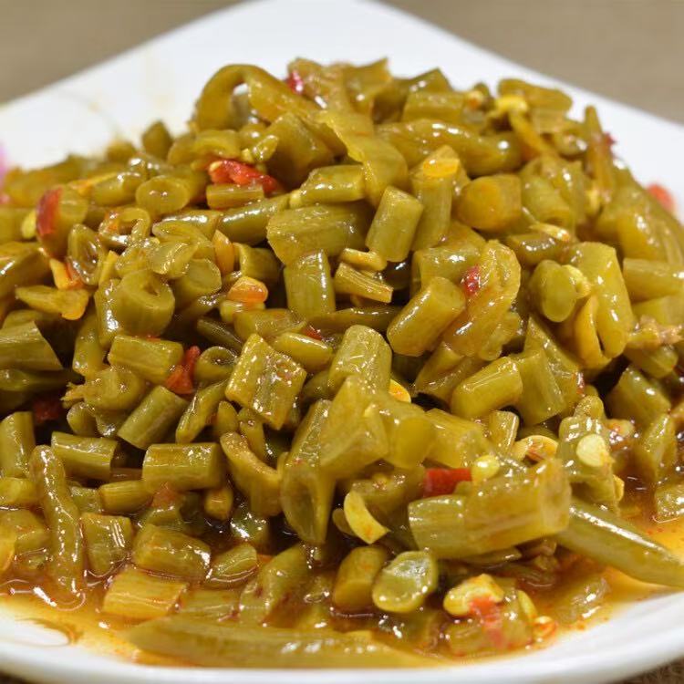 皖北红油酸豆角香辣脆爽下饭菜