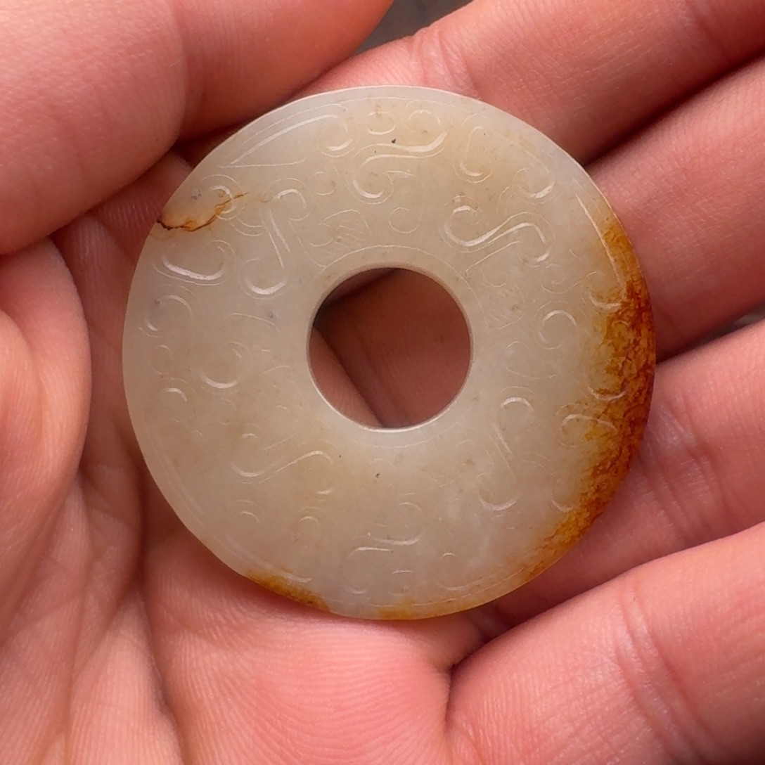 和田玉（糖玉）未镶嵌车挂