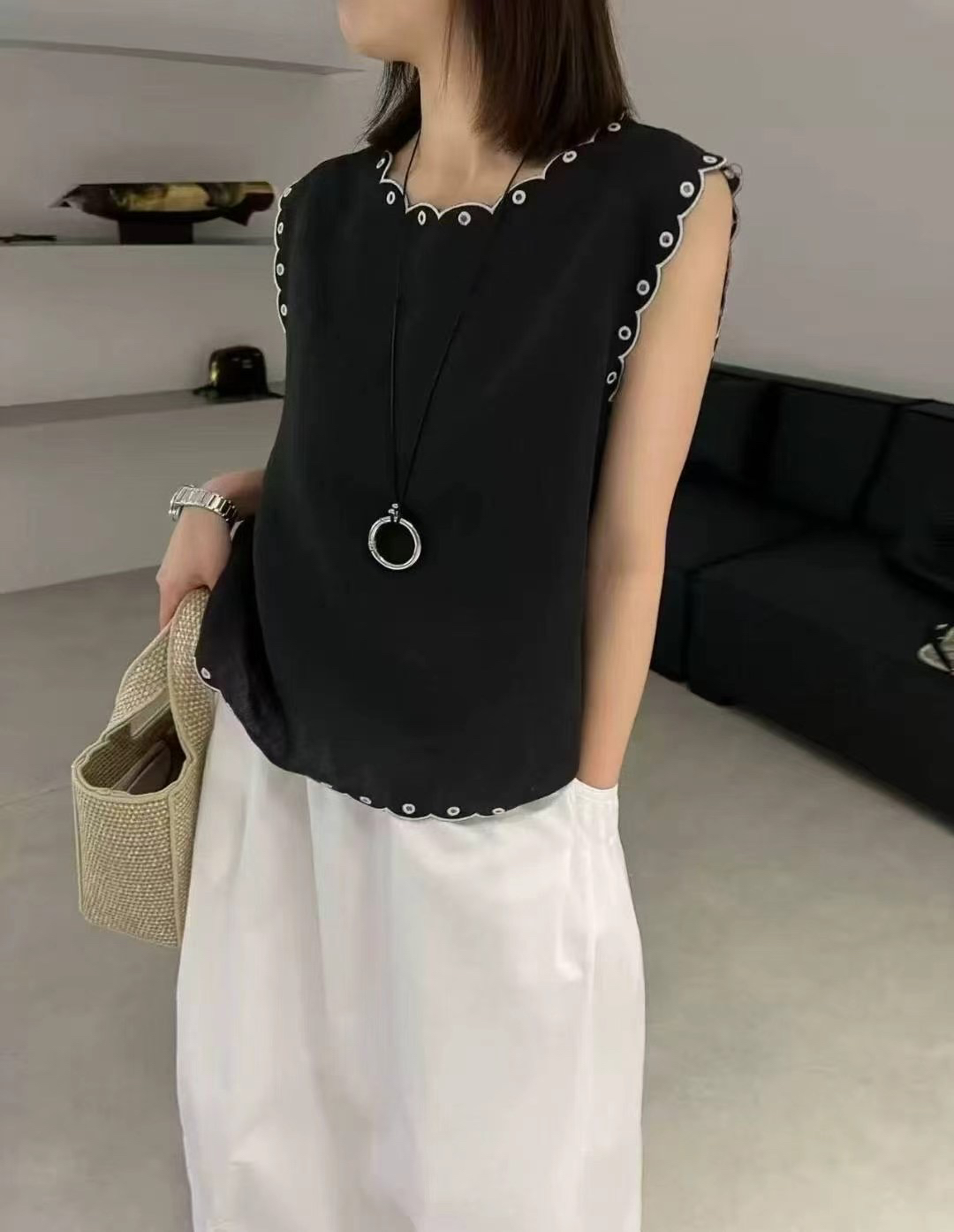 韩版气质显瘦连衣裙直播间扣号链接