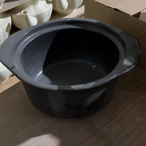 微瑕，明火，口径19，高8无盖老元宝