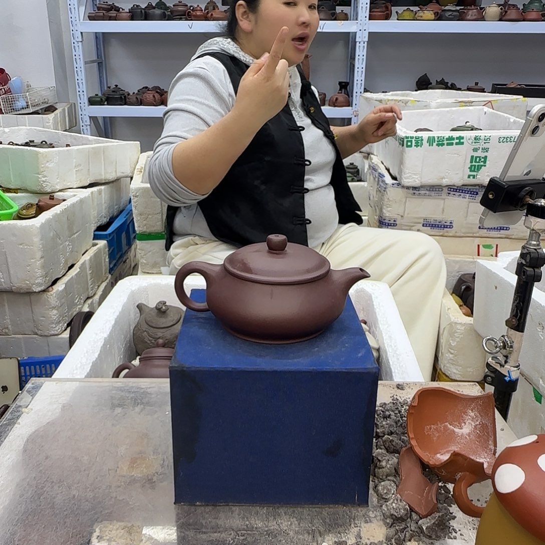 茶壶紫砂宜兴紫砂壶瑕疵处理